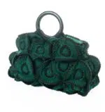 FLOWER BAG GREEN BOTTLE-BLACK