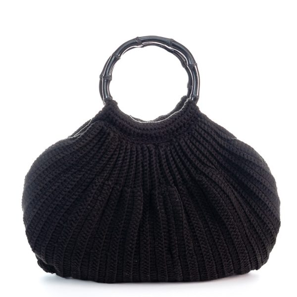 MOON WOOL MONO COLOR BLACK