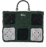 TOTE GLAM 2.0 GREEN BOTTLE GREY BLACK