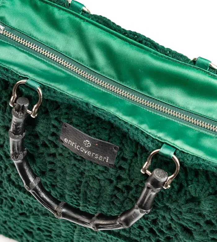 TOTE GLAM GREEN BOTTLE