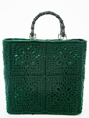 TOTE GLAM GREEN BOTTLE