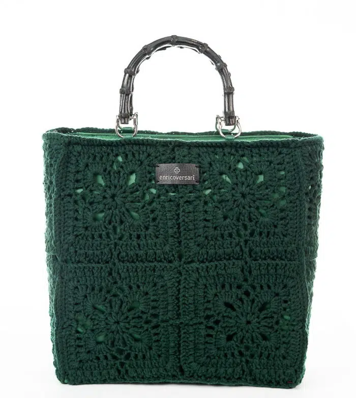 TOTE GLAM GREEN BOTTLE