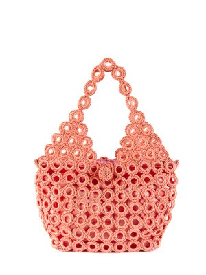 CROCHET M RED PASTEL