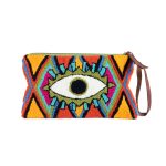 POCHETTE WAYUU EYE AND BROWN