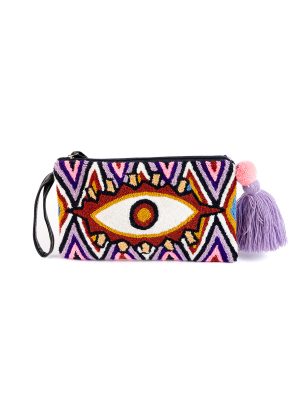 POCHET WAYUU EYE AND PURPLE