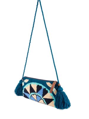 POCHET WAYUU BLUE AND BEIGE