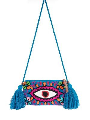 POCHET WAYUU EYE AND LIGHT BLUE