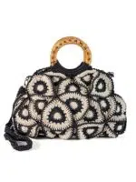 FLOWER BAG BLACK