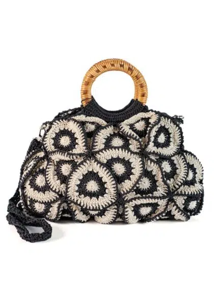 FLOWER BAG BLACK