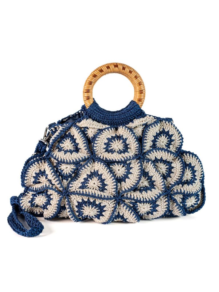 FLOWER BAG BLUE