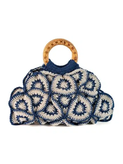 FLOWER BAG BLUE