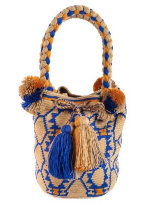 BOLSOS BLUE ORANGE E BEIGE