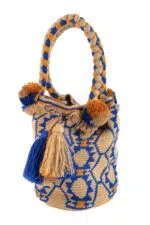 BOLSOS BLUE ORANGE E BEIGE