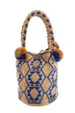 BOLSOS BLUE ORANGE E BEIGE