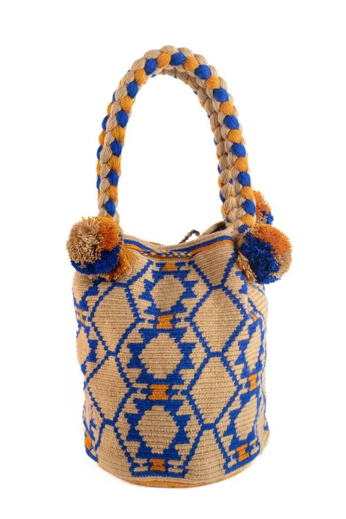 BOLSOS BLUE ORANGE E BEIGE