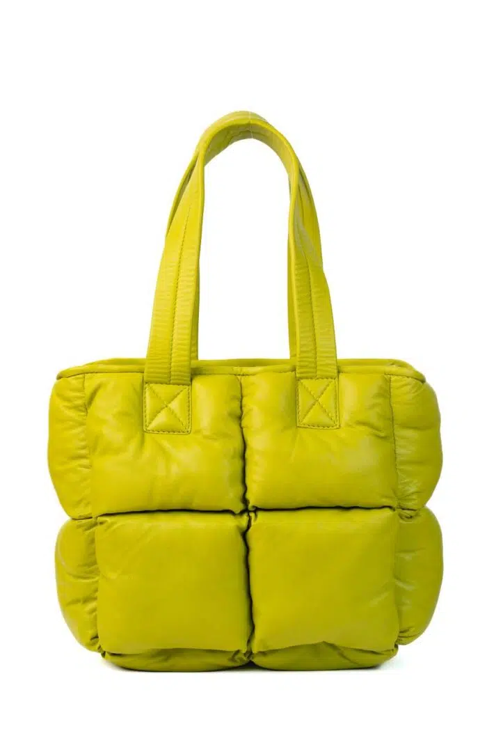 Puffer bag lime