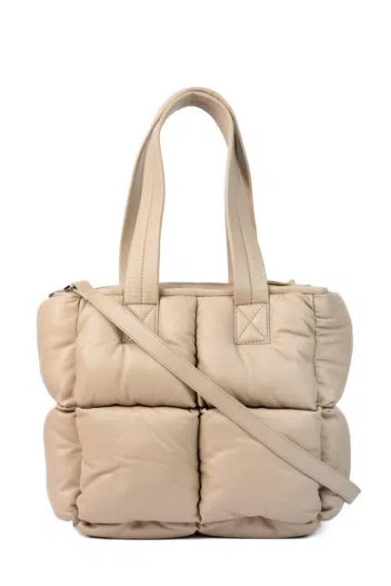 Puffer Bag Beige