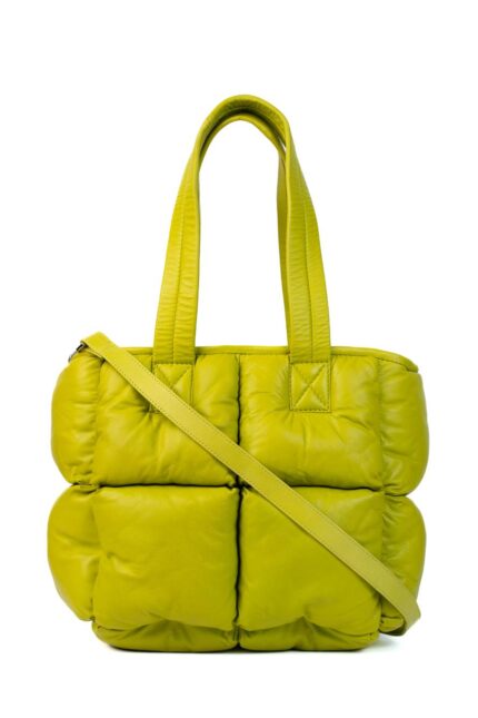 Puffer bag lime