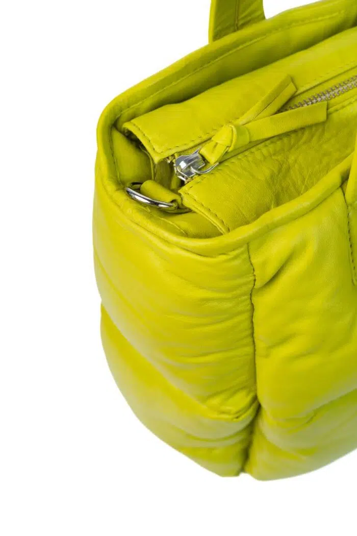 Puffer bag lime