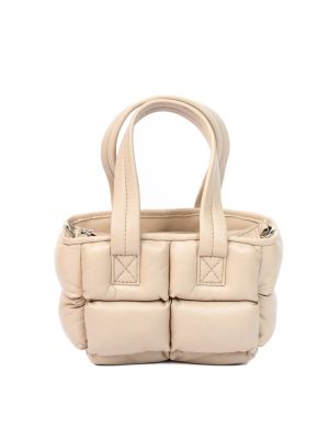 PUFFER BAG MINI BEIGE