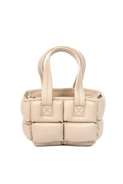 PUFFER BAG MINI BEIGE