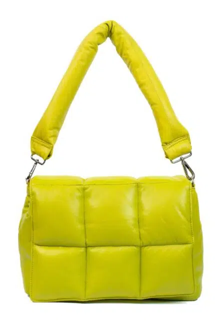 PUFFER BAG TOTE LIME