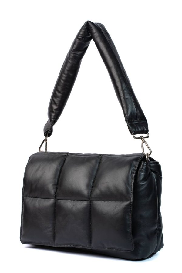 PUFFER BAG TOTE BLACK