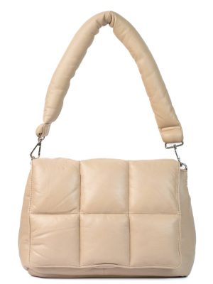 PUFFER BAG TOTE BEIGE