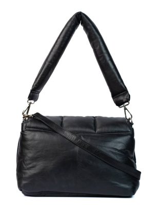 PUFFER BAG TOTE BLACK