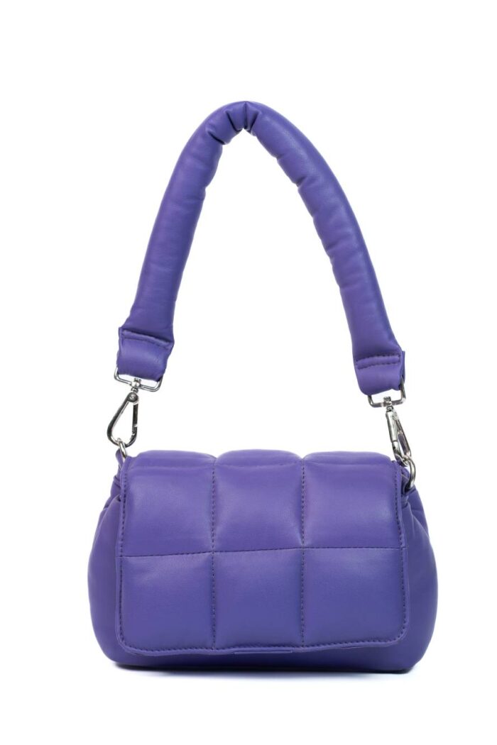 PUFFER BAG HAND PURPLE