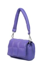 PUFFER BAG HAND PURPLE