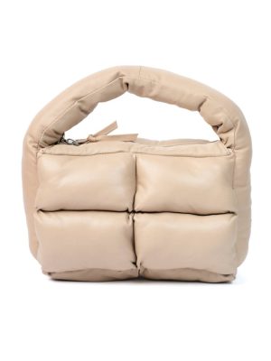 PUFFER BAG HOBO BEIGE