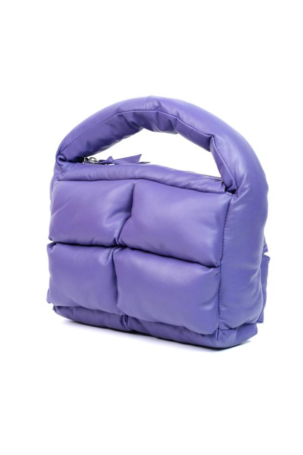 PUFFER BAG HOBO PURPLE