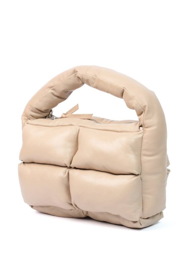 PUFFER BAG HOBO BEIGE