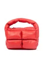 PUFFER BAG HOBO RED