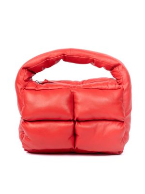 PUFFER BAG HOBO RED