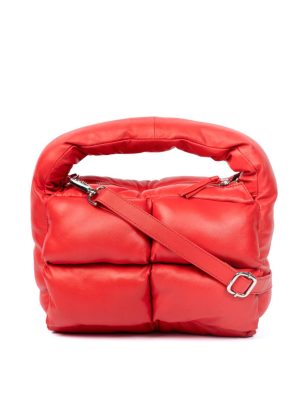 PUFFER BAG HOBO RED