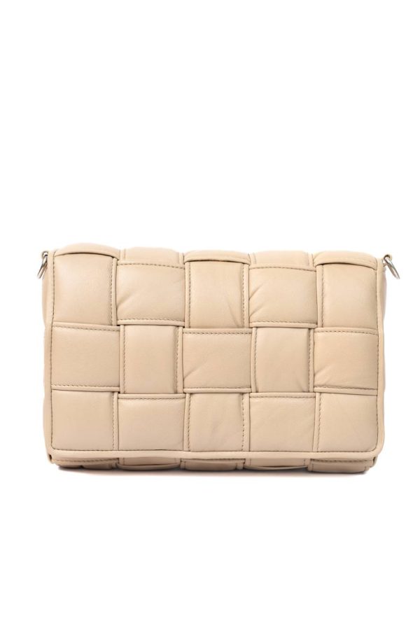 PUFFER BAG POCHETTE BEIGE