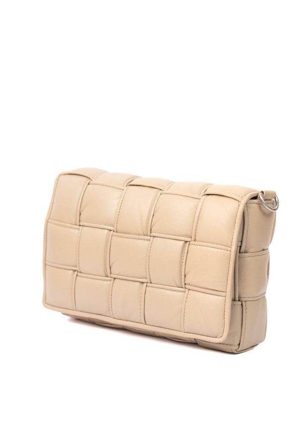 PUFFER BAG POCHETTE BEIGE