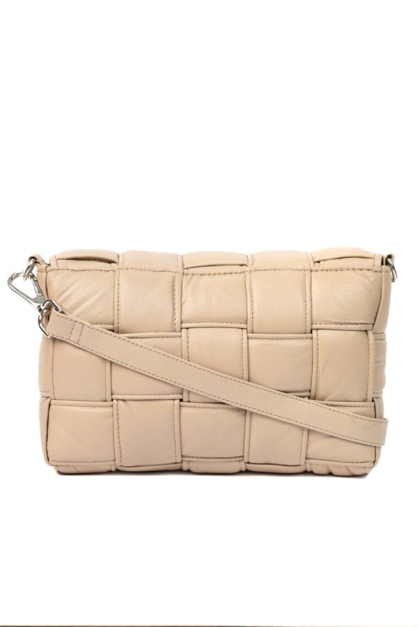 PUFFER BAG POCHETTE BEIGE