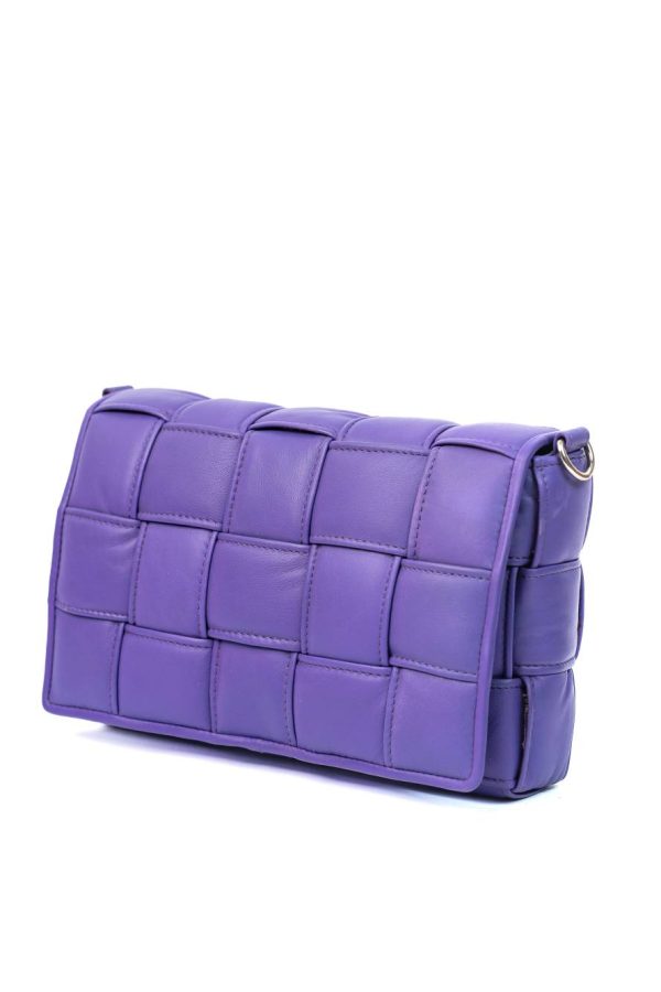 PUFFER BAG POCHETTE PURPLE