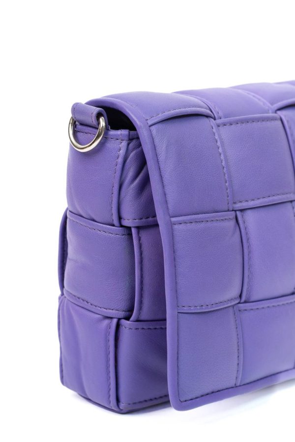 PUFFER BAG POCHETTE PURPLE