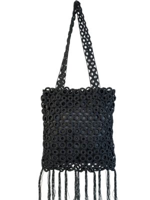 CROCHET FRINGE BAG MEDIUM