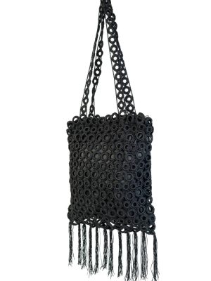 CROCHET FRINGE BAG MEDIUM