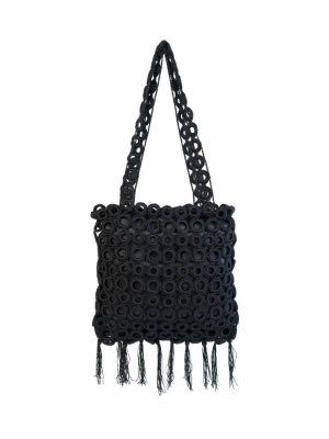 CROCHET FRINGE BAG SMALL