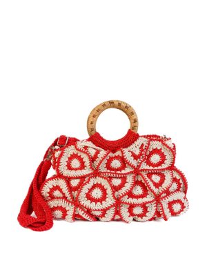 FLOWER BAG RED