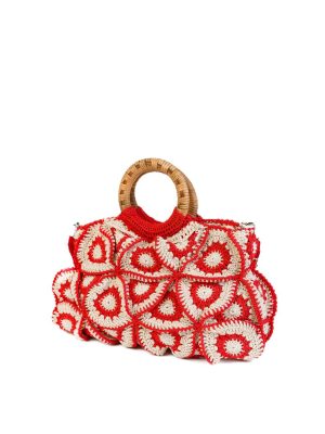 FLOWER BAG RED